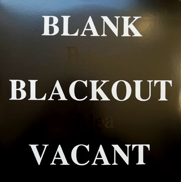 POISON IDEA "Blank Blackout Vacant" 2xLP (TKO) Reissue